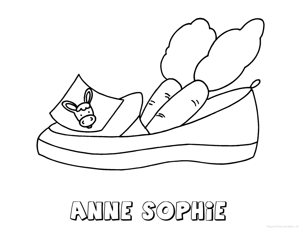 Anne sophie schoen zetten kleurplaat